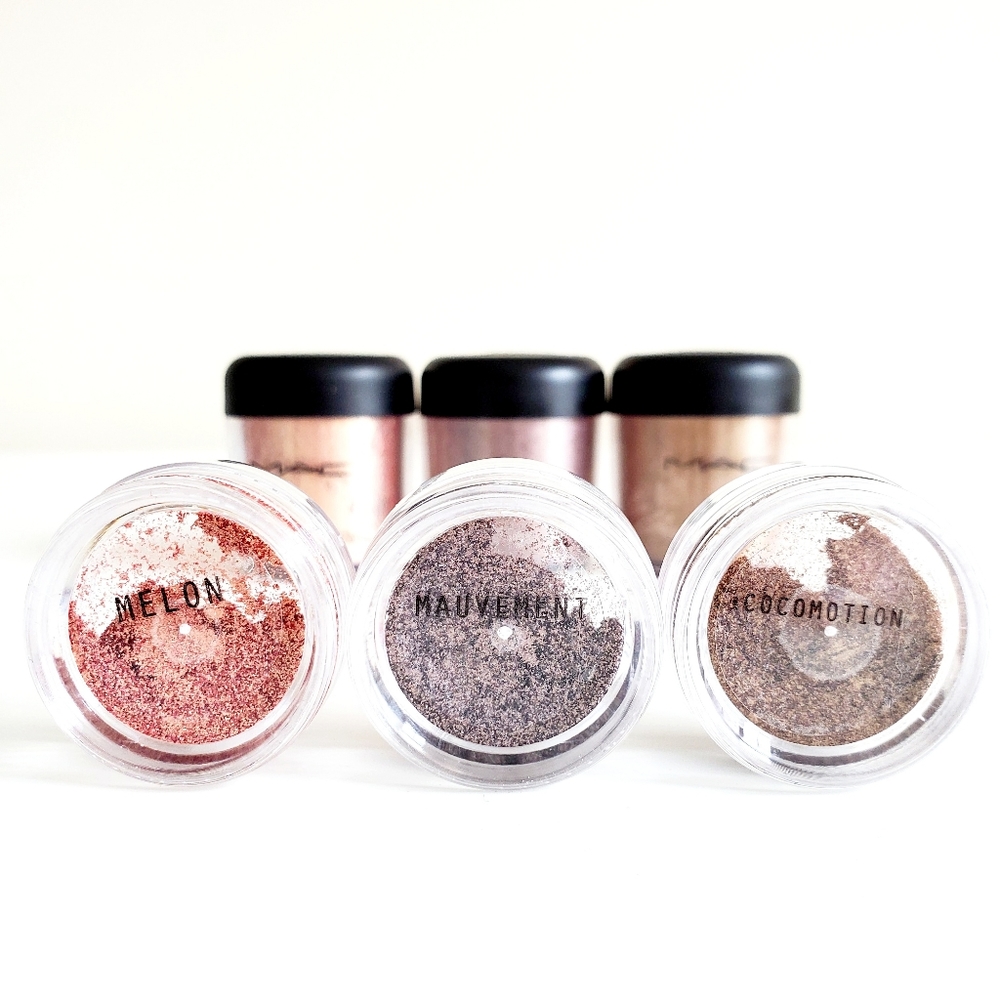 MAC Pigments Samples Set Melon Mauvement Coco